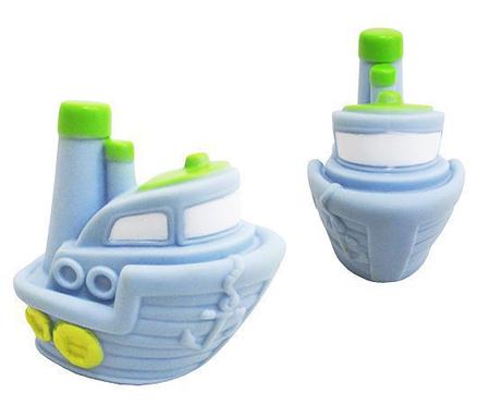Imagem de Kit com 4 Veículos de Transporte Diferentes Brinquedo de Vinil para Bebê a Partir de 3 Meses 