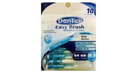 Kit Com 40 Dentek Interdental Easy Brush Espaços Maiores Imagem de Kit Com 40 Dentek Interdental Easy Brush Espaços Maiores