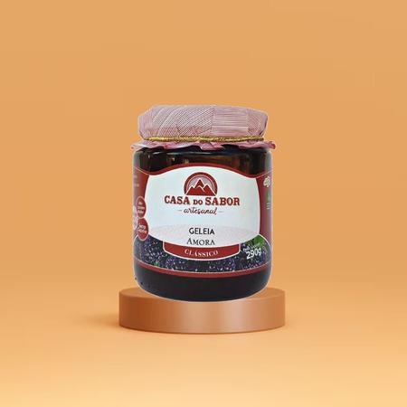 Kit Com 4Und Geleia De Amora Casa Do Sabor 290G Imagem de Kit Com 4Und Geleia De Amora Casa Do Sabor 290G