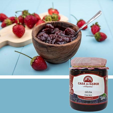 Kit Com 4Und Geleia De Amora Casa Do Sabor 290G Imagem de Kit Com 4Und Geleia De Amora Casa Do Sabor 290G