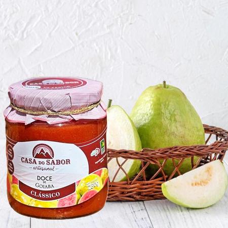 Kit Com 4Und Geleia De Goiaba Artesanal Casa Do Sabor 280G Imagem de Kit Com 4Und Geleia De Goiaba Artesanal Casa Do Sabor 280G