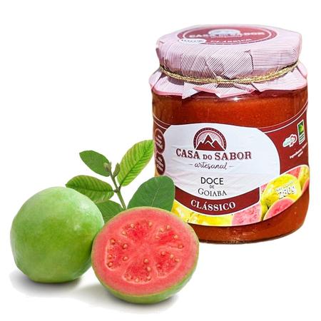 Kit Com 4Und Geleia De Goiaba Artesanal Casa Do Sabor 280G Imagem de Kit Com 4Und Geleia De Goiaba Artesanal Casa Do Sabor 280G