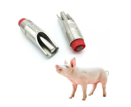Imagem de Kit Com 5 Bebedor Automático Inoxidável Água para Porcos Suínos