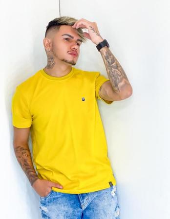 Imagem de Kit com 5 Camisas Blusa Masculina Adulta Gola Careca