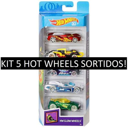 Kit com 5 Carrinhos Hot Wheels Sortidos - Mattel - Carrinho de Brinquedo -  Magazine Luiza