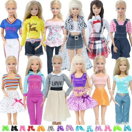 roupas roupinhas boneca barbie kit com 05 PEÇAS