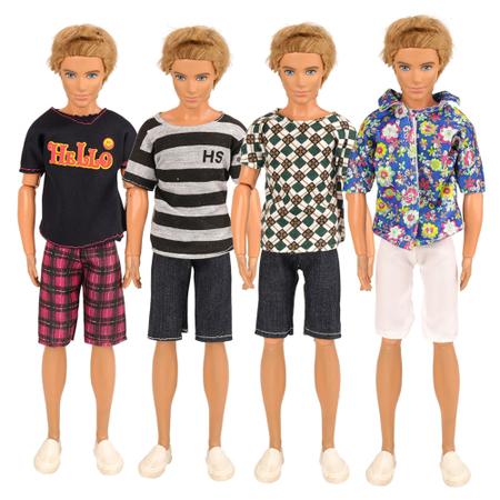 Barbie kit acessorios e roupinhas boneca roupa ken - Escorrega o Preço