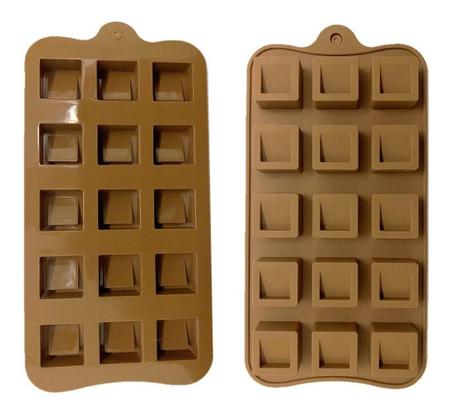 Kit Com 5 Formas Molde De Silicone Bombom Gelo Gelatina - ATMX Imagem de Kit Com 5 Formas Molde De Silicone Bombom Gelo Gelatina