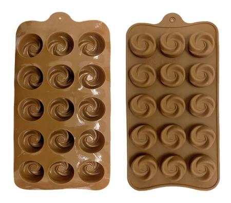 Kit Com 5 Formas Molde De Silicone Bombom Gelo Gelatina - ATMX Imagem de Kit Com 5 Formas Molde De Silicone Bombom Gelo Gelatina