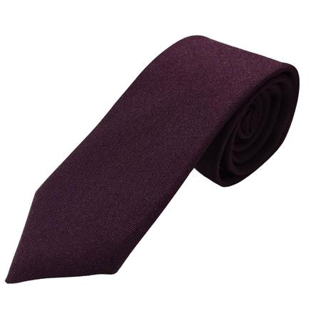 Imagem de Kit com 5 gravata roxo tecido oxford slim pradrinho casamento noivas