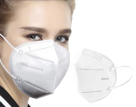 Imagem de Kit Com 5 Und Mascara De Proteção Facial Kn95 Com Certificado Anvisa