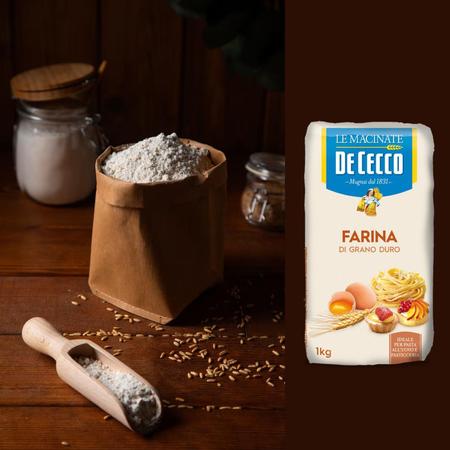 Imagem de Kit Com 5Pct Farinha Di Grano Duro De Cecco 1 Kg Itália