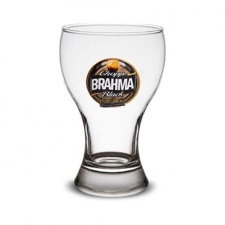 Imagem de Kit com 6 Copos Brahma Black 430ml - Embalagem Individual