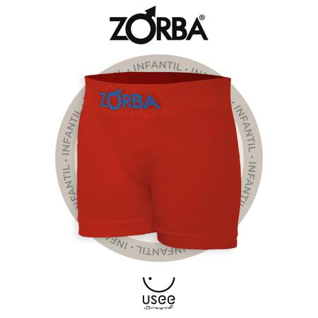 Imagem de Kit com 6 Cuecas Infantil Boxer sem Costura Algodão Zorba