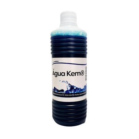 Imagem de Kit com 6 desodorizante solvente banheiro água kem 500ml