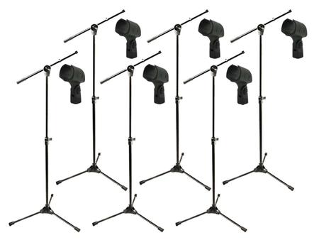Imagem de Kit com 6 Suportes Pedestal para Microfone RMV PSU 142 + 6 Cachimbos