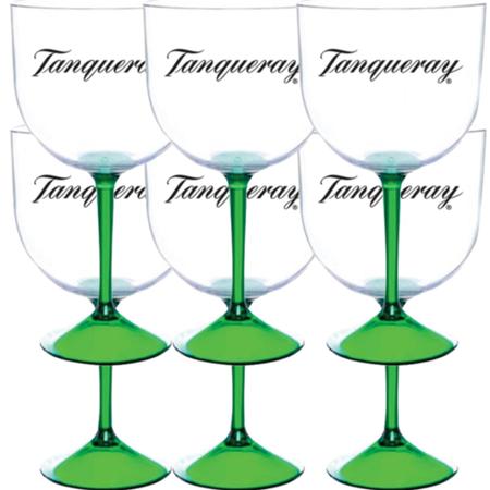 Imagem de Kit com 6 Taças Tanqueray para drink gin acrílicas