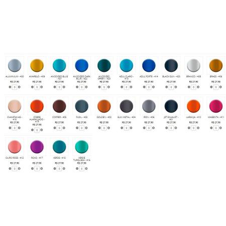 Kit com 6 Tinta Acrylic Color Modelismo 30ml Cores Metalicos - DAIARA Imagem de Kit com 6 Tinta Acrylic Color Modelismo 30ml Cores Metalicos
