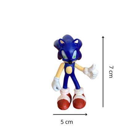 Kit 6 Bonecos - Sonic e sua turma