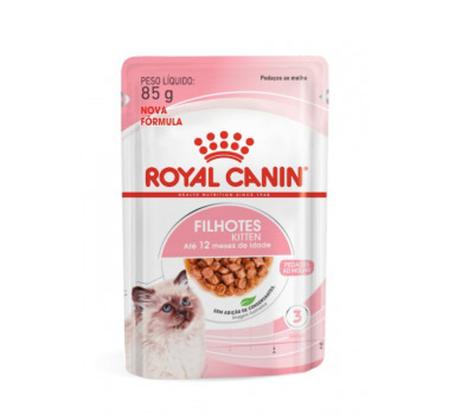 Kit com 6un - royal canin sache wet kitten molho feline 85g (006264) Imagem de Kit com 6un - royal canin sache wet kitten molho feline 85g (006264)