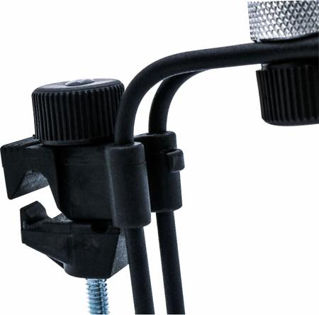 Imagem de Kit Com 7 Clamps De Microfone Bateria B10 Compatível C/Aros