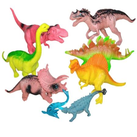 Dinossauro De Brinquedo Kit Coleção Miniatura De Borracha - FUN GAME -  Bonecos - Magazine Luiza