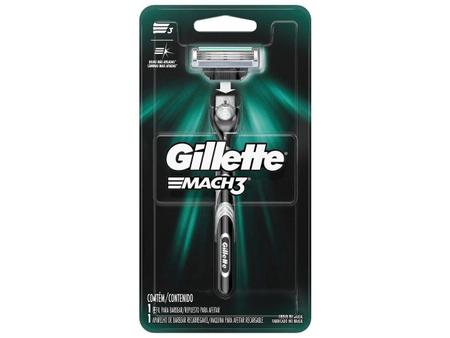 Imagem de Kit com Aparelho de Barbear Gillette Mach3