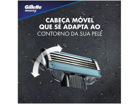 Imagem de Kit com Aparelho de Barbear Gillette Mach3