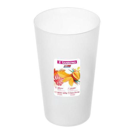 Imagem de Kit Com Cesta +2 Potes 400Ml +1 Copo Plastico Sanremo Rosa