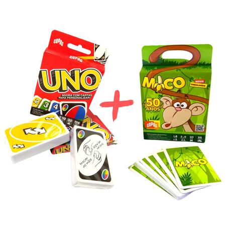 Jogo Uno Original Com Cartas Para Personalizar - MATTEL - Deck de