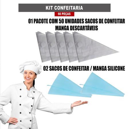 Kit 25 Peças Bicos De Confeitar Jogo Inox Decorar Bolos Natal Cupcake  Confeitaria, Magalu Empresas