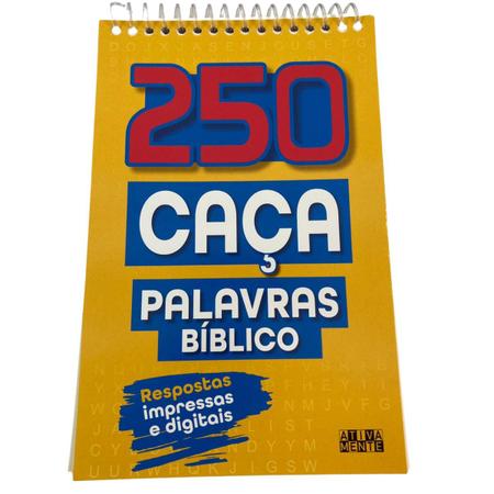 250 caça-palavras bíblico : Ciranda Cultural: : Livros