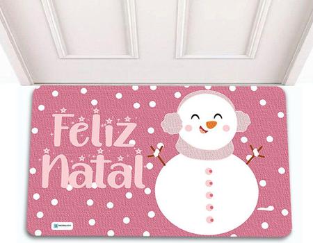 Kit Combo Natal Rosa Capas De Almofadas + Tapete Entrada + Kit Tapetes  Cozinha - Decoradois - Tapete de Natal - Magazine Luiza