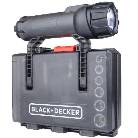 Imagem de Kit Combo Parafusar e Lanterna e Colete 30 Peças A7224-XJ Black&Decker