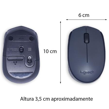 Kit Teclado E Mouse Sem Fio Logitech Mk235 Cinza - Kit Teclado e Mouse -  Magazine Luiza