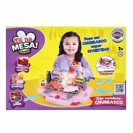 Kit Comidinha Infantil - Tá na Mesa - Churrasco - Toyng - Mercadinho -  Magazine Luiza