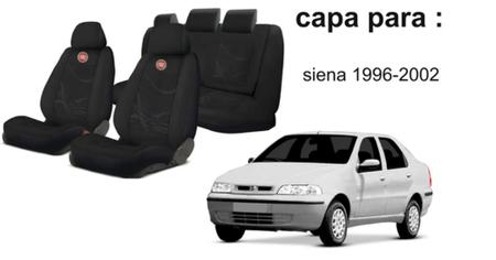 Imagem de Kit Completo Banco Siena 1996 a 2003: Capas, Volante, Chaveiro