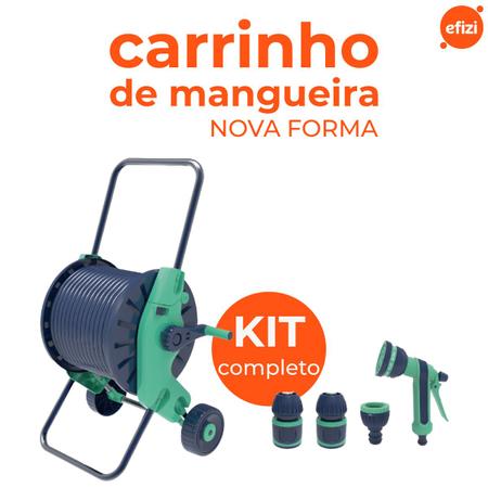 Imagem de Kit completo carrinho de mangueira - novaforma