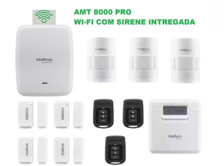 Kit de Alarme Intelbras WiFi AMT 8000 WiFi Monitorada