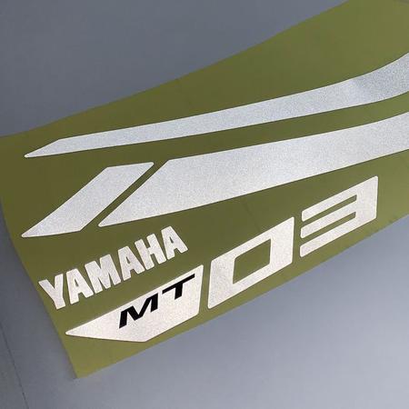 Imagem de Kit Completo Faixas Yamaha Mt-03 2019/2020 Adesivo Refletivo