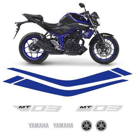 Imagem de Kit Completo Faixas Yamaha Mt-03 2019/2020 Adesivo Refletivo
