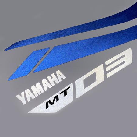 Imagem de Kit Completo Faixas Yamaha Mt-03 2019/2020 Adesivo Refletivo