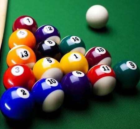 Bolas De Bilhar Snooker Sinuca 50mm 16 Peças