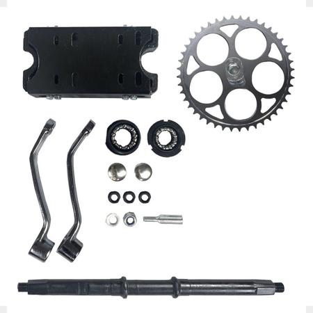 Imagem de Kit Completo Motor de Bicicleta Motorizada 100cc 4 Tempos