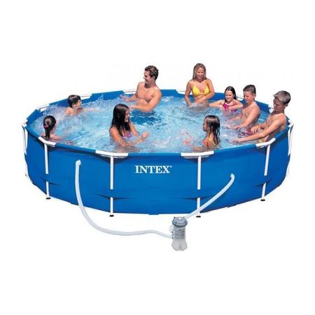 Imagem de Kit Completo Piscina Intex 16.805 Litros Estrutural Armação