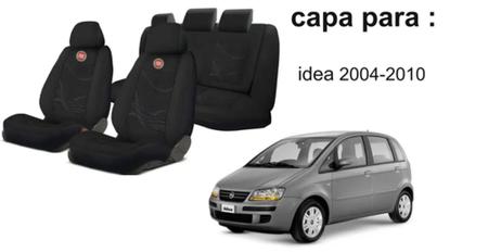 Kit Completo Proteção Capas Tecido Idea '04-'10 - Banco, Volante, Chaveiro - Anos/Versões - Aero Print Imagem de Kit Completo Proteção Capas Tecido Idea '04-'10 - Banco, Volante, Chaveiro - Anos/Versões