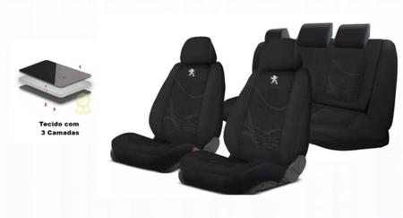 Imagem de Kit Conforto Elegante Peugeot 2008 2021-24 +(Capa Volante) + Chaveiro