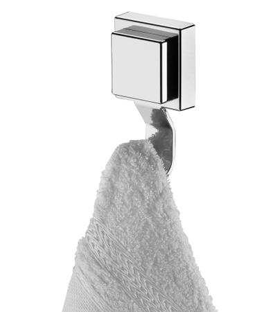 Imagem de Kit conjunto banheiro inox ventosa sucção 4 peças Future