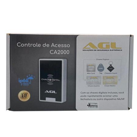Imagem de Kit Controle de Acesso RFID CA2000 AGL À Prova dágua IP68