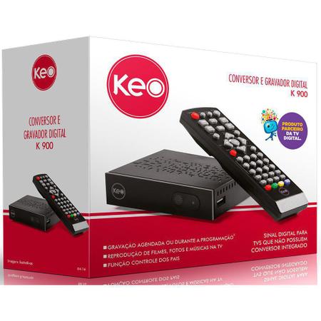 Imagem de Kit Conversor Digital Full Hd + Antena Externa + 8m Cabo